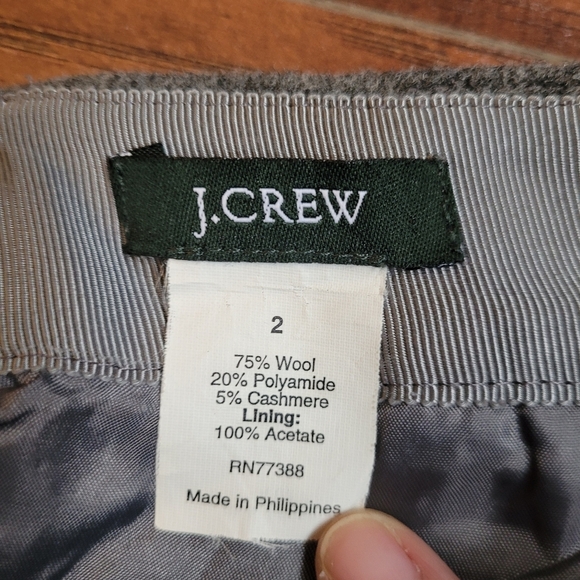 J. Crew Wool-Blend Skirt - Picture 3 of 5